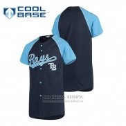 Camiseta Beisbol Nino Tampa Bay Rays Personalizada Stitches Azul