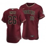 Camiseta Beisbol Hombre Arizona Diamondbacks Pavin Smith Autentico Alterno 2020 Rojo