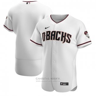 Camiseta Beisbol Hombre Arizona Diamondbacks Primera Autentico Blanco