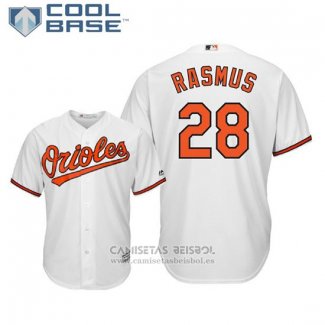 Camiseta Beisbol Hombre Baltimore Orioles Colby Rasmus Cool Base Primera Blanco