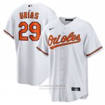 Camiseta Beisbol Hombre Baltimore Orioles Ramon Urias Primera Replica Blanco