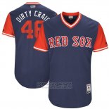 Camiseta Beisbol Hombre Boston Red Sox 2017 Little League World Series 46 Craig Kimbrel Azul
