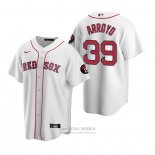 Camiseta Beisbol Hombre Boston Red Sox Christian Arroyo Primera Blanco