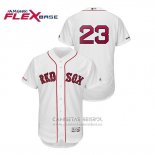 Camiseta Beisbol Hombre Boston Red Sox Michael Chavis Flex Base Autentico Collezione Blanco