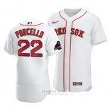 Camiseta Beisbol Hombre Boston Red Sox Rick Porcello Blanco
