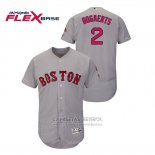 Camiseta Beisbol Hombre Boston Red Sox Xander Bogaerts Autentico Flex Base Gris
