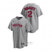 Camiseta Beisbol Hombre Boston Red Sox Xander Bogaerts Replica Road Gris