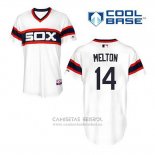 Camiseta Beisbol Hombre Chicago White Sox 14 Bill Melton Blanco Alterno Cool Base