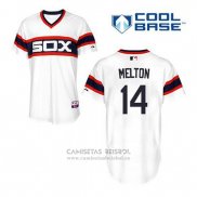 Camiseta Beisbol Hombre Chicago White Sox 14 Bill Melton Blanco Alterno Cool Base