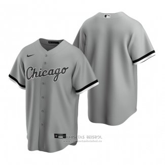 Camiseta Beisbol Hombre Chicago White Sox Replica Gris