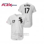 Camiseta Beisbol Hombre Chicago White Sox Yonder Alonso Flex Base Blanco Negro