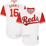 Camiseta Beisbol Hombre Cincinnati Reds 2017 Little League World Series 16 Tucker Barnhart Blanco
