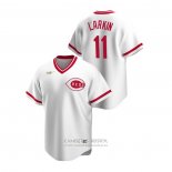 Camiseta Beisbol Hombre Cincinnati Reds Barry Larkin Cooperstown Collection Primera Blanco