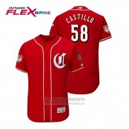 Camiseta Beisbol Hombre Cincinnati Reds Luis Castillo Flex Base Entrenamiento de Primavera 2019 Rojo