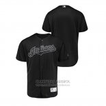 Camiseta Beisbol Hombre Cleveland Indians 2019 Players Weekend Autentico Negro