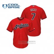 Camiseta Beisbol Hombre Cleveland Indians Yan Gomes Cool Base Alterno 2019 Rojo