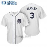 Camiseta Beisbol Hombre Detroit Tigers 2017 Estrellas y Rayas Ian Klnsler Blanco Cool Base