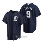 Camiseta Beisbol Hombre Detroit Tigers Willi Castro Replica Alterno Azul