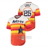 Camiseta Beisbol Hombre Houston Astros Jose Cruz Cooperstown Collection 1975 Primera Blanco Naranja