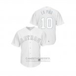 Camiseta Beisbol Hombre Houston Astros Yuli Gurriel 2019 Players Weekend La Pina Replica Blanco