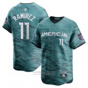 Camiseta Beisbol Hombre Jose Ramirez All Star 2023 Verde