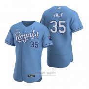 Camiseta Beisbol Hombre Kansas City Royals Asa Lacy Autentico Alterno Azul