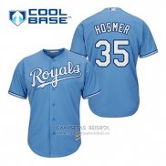 Camiseta Beisbol Hombre Kansas City Royals Eric Hosmer 35 Powder Azul Alterno Cool Base