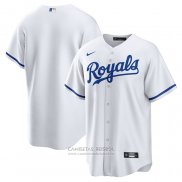 Camiseta Beisbol Hombre Kansas City Royals Primera Blank Replica Blanco