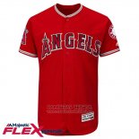 Camiseta Beisbol Hombre Los Angeles Angels Blank Rojo Flex Base Autentico Collection