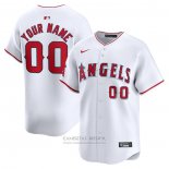 Camiseta Beisbol Hombre Los Angeles Angels Primera Limited Personalizada Blanco