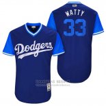 Camiseta Beisbol Hombre Los Angeles Dodgers 2017 Little League World Series Tony Watson Azul