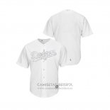 Camiseta Beisbol Hombre Los Angeles Dodgers 2019 Players Weekend Replica Blanco