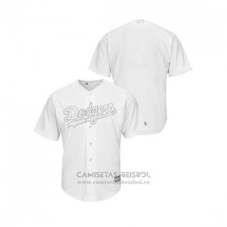 Camiseta Beisbol Hombre Los Angeles Dodgers 2019 Players Weekend Replica Blanco