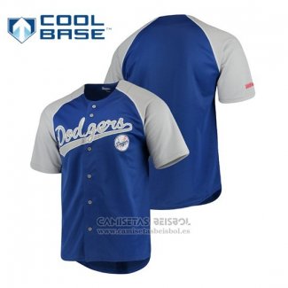 Camiseta Beisbol Hombre Los Angeles Dodgers Personalizada Stitches Azul