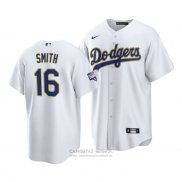 Camiseta Beisbol Hombre Los Angeles Dodgers Will Smith 2021 Gold Program Replica Blanco