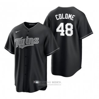 Camiseta Beisbol Hombre Minnesota Twins Alex Colome Replica 2021 Negro