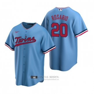 Camiseta Beisbol Hombre Minnesota Twins Eddie Rosario Replica Alterno Azul