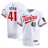 Camiseta Beisbol Hombre Minnesota Twins Joe Ryan Primera Limited Blanco