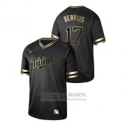 Camiseta Beisbol Hombre Minnesota Twins Jose Berrios 2019 Golden Edition Negro