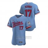 Camiseta Beisbol Hombre Minnesota Twins Jose Berrios Autentico 2020 Alterno Azul
