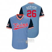 Camiseta Beisbol Hombre Minnesota Twins Max Kepler 2018 LLWS Players Weekend Rozycki Azul