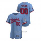 Camiseta Beisbol Hombre Minnesota Twins Personalizada Autentico 2020 Alterno Azul