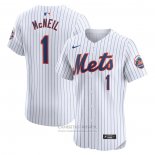 Camiseta Beisbol Hombre New York Mets Jeff McNeil Primera Elite Blanco