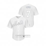 Camiseta Beisbol Hombre New York Mets Marcus Stroman 2019 Players Weekend Replica Blanco