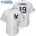 Camiseta Beisbol Hombre New York Yankees 2017 Postemporada Masahiro Tanaka Blanco Cool Base