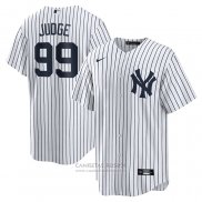 Camiseta Beisbol Hombre New York Yankees Aaron Judge Primera Replica Blanco