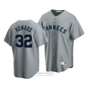 Camiseta Beisbol Hombre New York Yankees Elston Howard Cooperstown Collection Road Gris