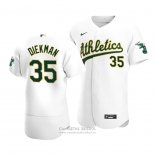 Camiseta Beisbol Hombre Oakland Athletics Jake Diekman Autentico Primera Blanco