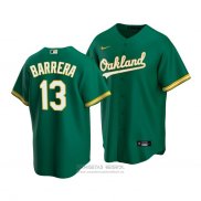 Camiseta Beisbol Hombre Oakland Athletics Luis Barrera Kelly Replica Alterno Verde