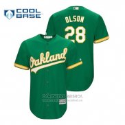 Camiseta Beisbol Hombre Oakland Athletics Matt Olson Cool Base Alterno Kelly Verde